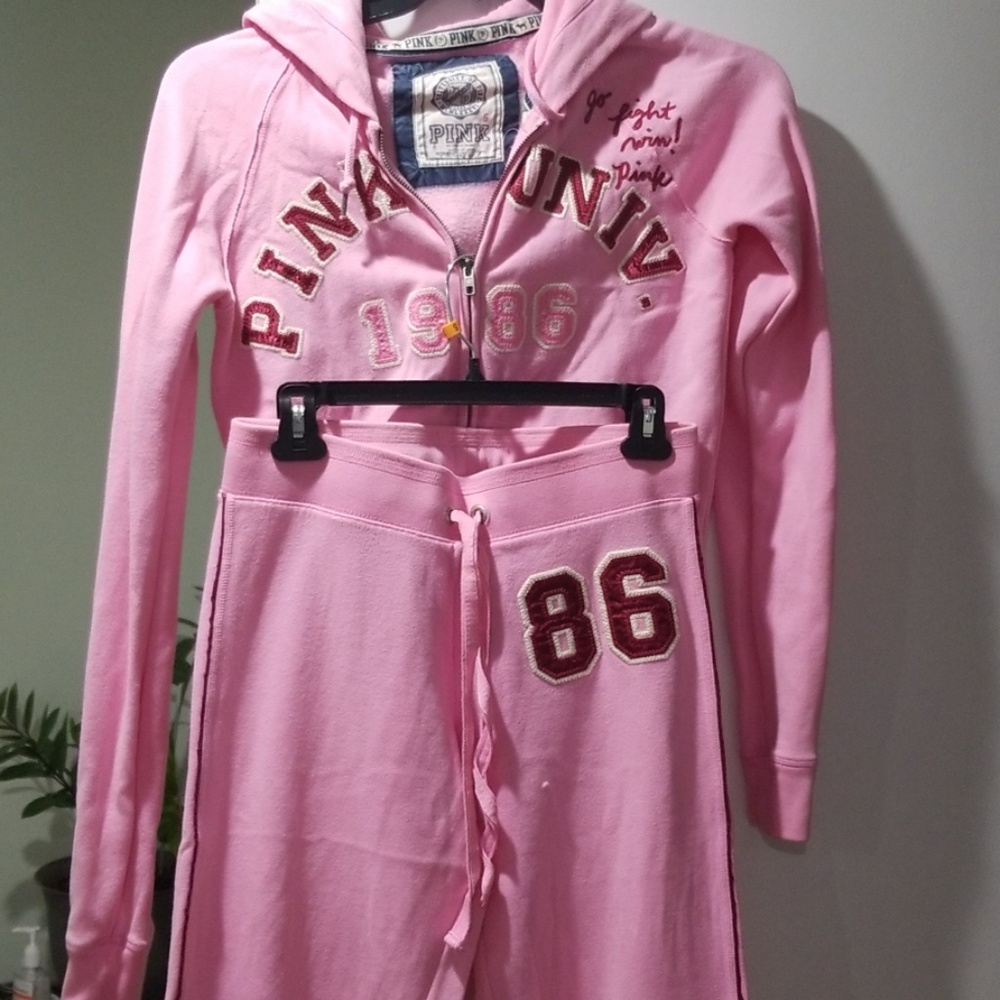 Victoria Secret Pink sweat suit - Picture 2 of 8